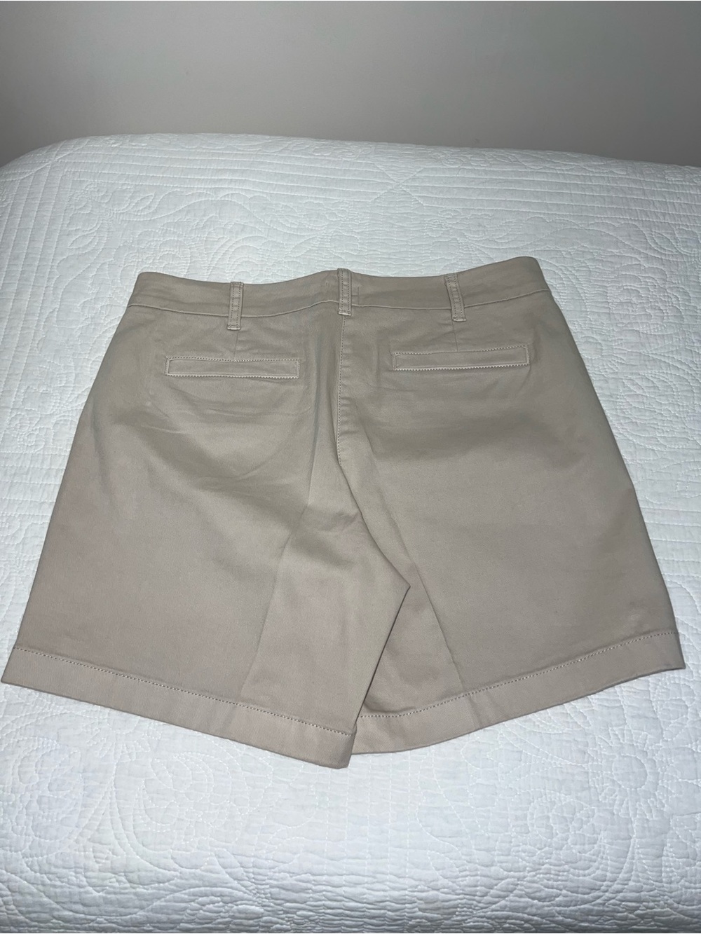 J.Crew Khaki Chino Shorts Stretch Cotton Size 8 NWT - Picture 9 of 16